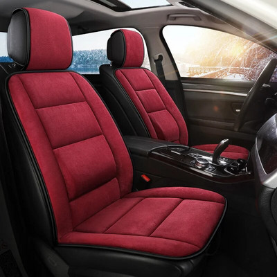 Autósülés plüss huzat Kényelmes párna szett Univerzális autó belső ülések védő puha szőnyeg Autótartozékok