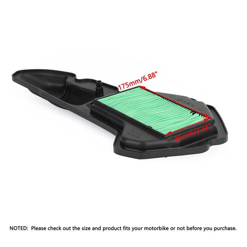 Αντικατάσταση φίλτρου εισαγωγής αέρα μοτοσικλέτας Καθαριστικό στοιχείο Φίλτρο αέρα μοτοσικλέτας για Honda PCX150 PCX125 PCX 125 150 2018-2020