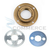 Aizmugurējā brīvā riteņa bezzoba 4 caurumu sajūga gultņi 47cc 49cc Mini Dirt Bikes Motocikla Elektriskā skrejriteņa Aizmugurējais ķēdes rats