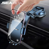 SEAMETAL autotelefoni hoidiku kinnitus Mobiiltelefoni kinnitus auto armatuurlauale esiklaasile Universaalne Auto 360° pööratav mobiiltelefoni hoidik
