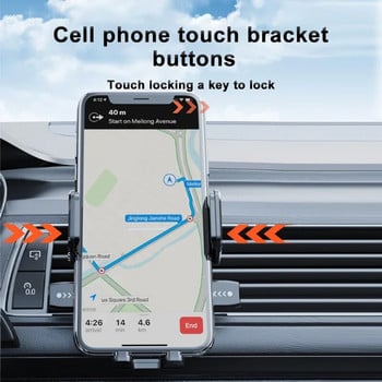 SEAMETAL Βάση βάσης τηλεφώνου αυτοκινήτου Βάση κινητού τηλεφώνου για το ταμπλό αυτοκινήτου Παρμπρίζ Universal Auto 360° Περιστρεφόμενη θήκη κινητού τηλεφώνου