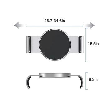 Μεταλλικός σφιγκτήρας τηλεφώνου για μαγνήτες βάσεις αυτοκινήτου Κλιπ κινητού τηλεφώνου για μαγνητική θήκη αυτοκινήτου Συμβατό με smartphone Samsung Xiaomi iPhone