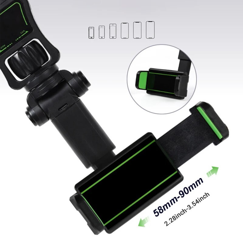 Automašīnas tālruņa turētāja stiprinājums atpakaļskata spoguļa kronšteins Universāls daudzfunkcionāls automašīnas mobilā tālruņa turētājs automašīnas mobilā tālruņa GPS atbalsts
