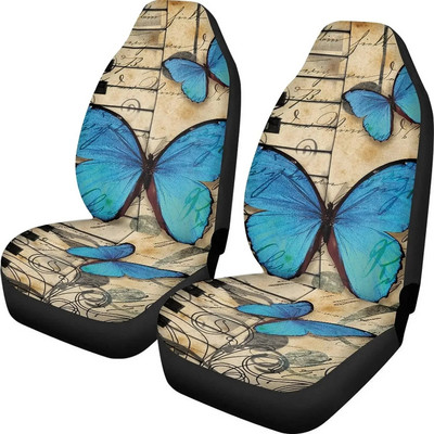 Blue Butterfly Retro autoistmekatted ainult naiste esiistmele 2 tk universaalsed automaatsed esiistmed, mis sobivad automaasturi sedaani jaoks