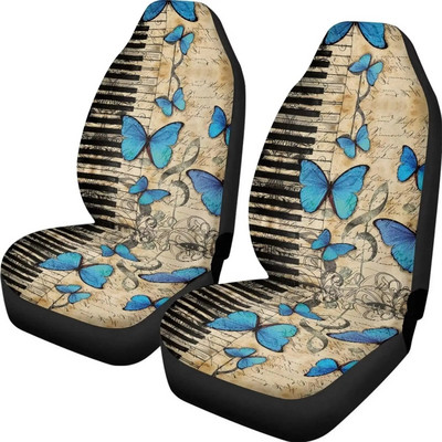 Blue Butterfly Retro autoistmekatted ainult naiste esiistmele 2 tk universaalsed automaatsed esiistmed, mis sobivad automaasturi sedaani jaoks