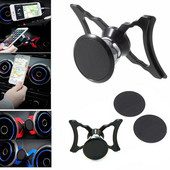 Uus magnetiline autotelefoni hoidik 360 pööratav õhuventilaatoriga automagneti hoidja mobiilse GPS-i autotarvikud Audi A3 S3 jaoks 1tk