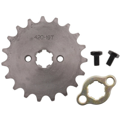 Esimootor 420# 17mm 20mm 10T 11T 12T 13T 14T 15T 16T 17T 18T 19T hammasketi ketiratas koos kinnitusplaadi lukustamisega
