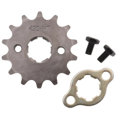Esimootor 420# 17mm 20mm 10T 11T 12T 13T 14T 15T 16T 17T 18T 19T hammasketi ketiratas koos kinnitusplaadi lukustamisega