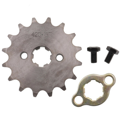 Esimootor 420# 17mm 20mm 10T 11T 12T 13T 14T 15T 16T 17T 18T 19T hammasketi ketiratas koos kinnitusplaadi lukustamisega