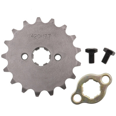 Esimootor 420# 17mm 20mm 10T 11T 12T 13T 14T 15T 16T 17T 18T 19T hammasketi ketiratas koos kinnitusplaadi lukustamisega