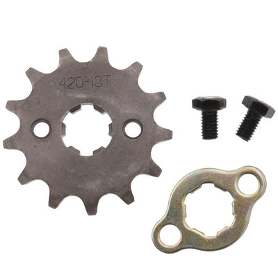 Esimootor 420# 17mm 20mm 10T 11T 12T 13T 14T 15T 16T 17T 18T 19T hammasketi ketiratas koos kinnitusplaadi lukustamisega