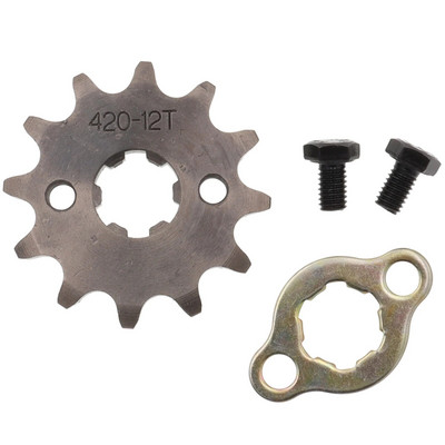 Esimootor 420# 17mm 20mm 10T 11T 12T 13T 14T 15T 16T 17T 18T 19T hammasketi ketiratas koos kinnitusplaadi lukustamisega