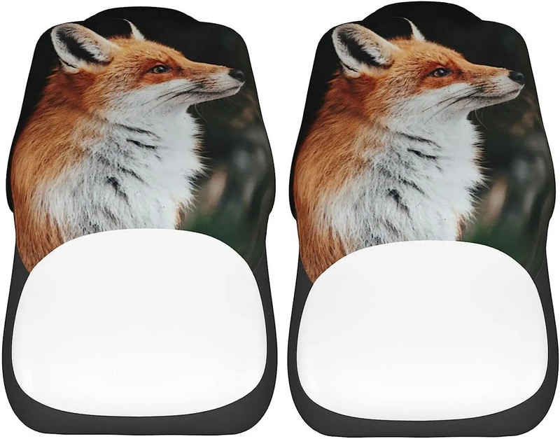 Καλύμματα μπροστινών καθισμάτων αυτοκινήτου Red Fox 2 τμχ Καλύμματα αυτομάτων καθισμάτων μπροστινά καθίσματα Μόνο προστατευτικά καθισμάτων με κάδο οχήματος Κατάλληλα για τα περισσότερα SUV αυτοκινήτων