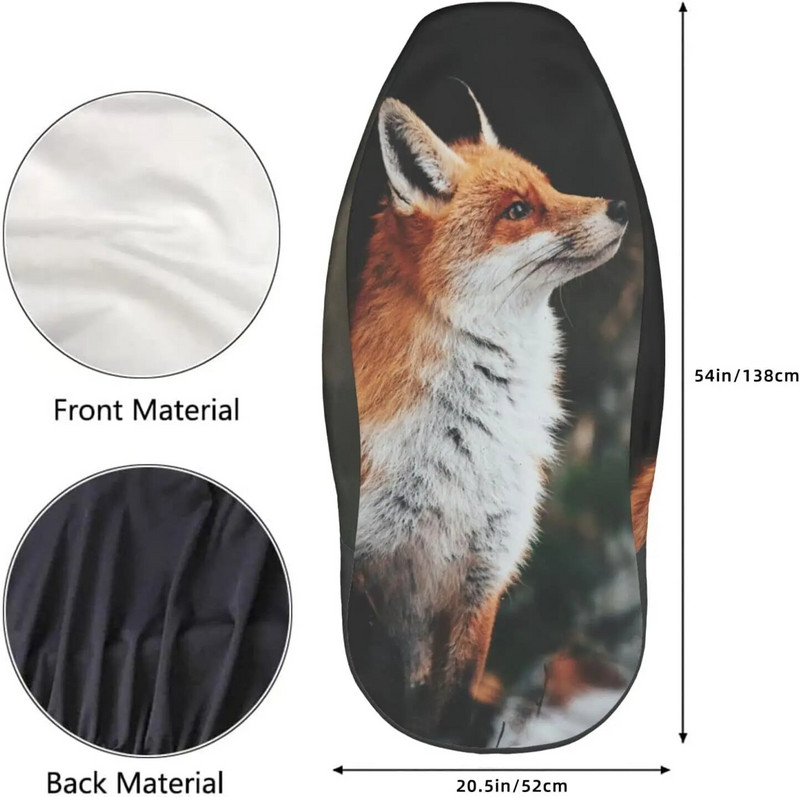 Καλύμματα μπροστινών καθισμάτων αυτοκινήτου Red Fox 2 τμχ Καλύμματα αυτομάτων καθισμάτων μπροστινά καθίσματα Μόνο προστατευτικά καθισμάτων με κάδο οχήματος Κατάλληλα για τα περισσότερα SUV αυτοκινήτων