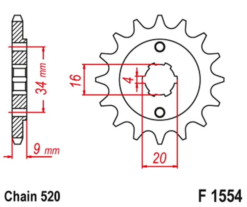 520 mootorratta esiratas Yamaha TT-R230 TTR230 05-20 YFS200 Blaster 88-06 DT200L 1985 Hyosung GT250 GV250 04-15 jaoks