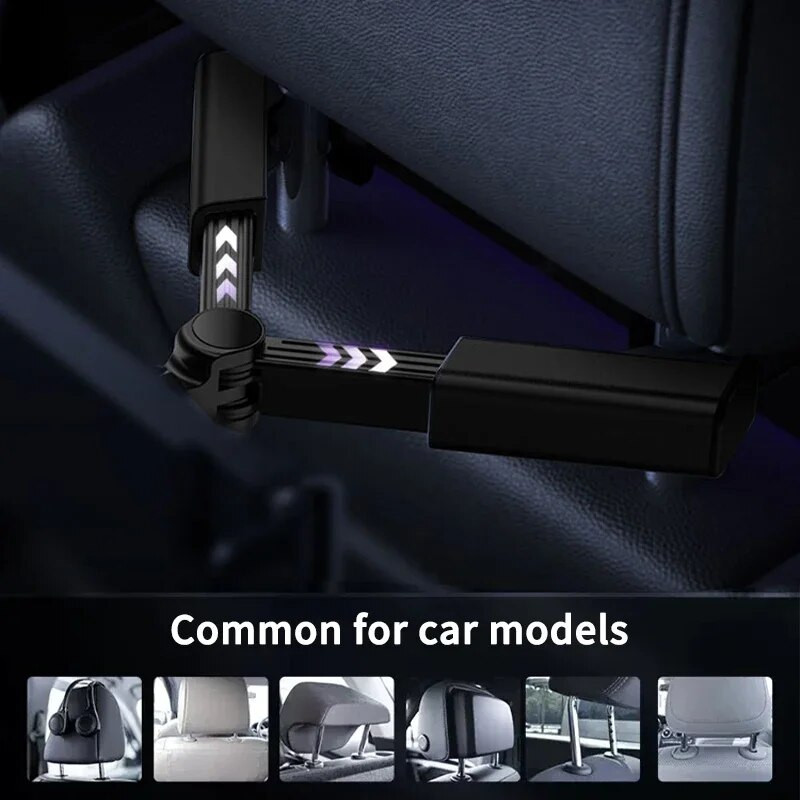 Teleskopiskais automašīnas tālruņa turētājs aizmugurējās rindas planšetdatora turētājam pret vibrāciju planšetdatora stiprinājumam, universāls auto tālruņa statīvs 4–12,9 collu iPad planšetdatoram
