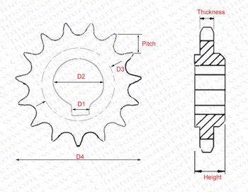 8 9 11 13 Tooth 8T 9T 11T 13T Sprocket 410 420 Electric Bike Motor MY1016Z Unitemotor MY1018 Scooter
