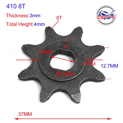 8 9 11 13 Tooth 8T 9T 11T 13T Sprocket 410 420 Electric Bike Motor MY1016Z Unitemotor MY1018 Scooter