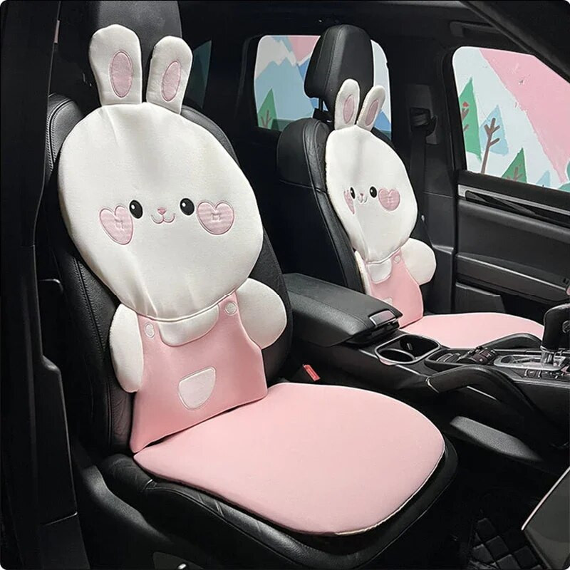 Novi 3D medvjed crtani jastuk za autosjedalicu Udobna prozračna navlaka za jastuk za autosjedalicu Uređenje interijera Dodaci za automobil
