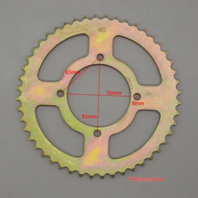 Motociklu ķēde Kart Beach auto aksesuāri Apvidus auto Zobu rati 420 /428 zobu plāksne 428 pārnesums Daquan