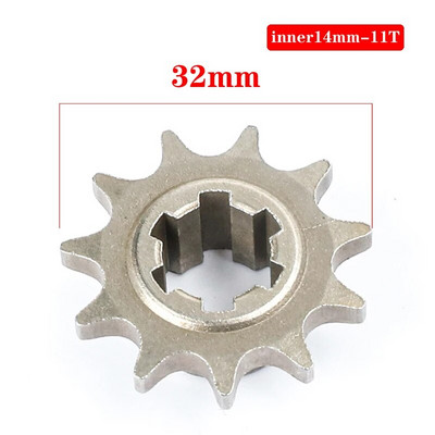 Priekšējā zobrata zobrata ķēdes zobrats T8F 11 13 14 17 20 zobs 47cc 49cc Motociklam Minimoto ATV Mopēdam