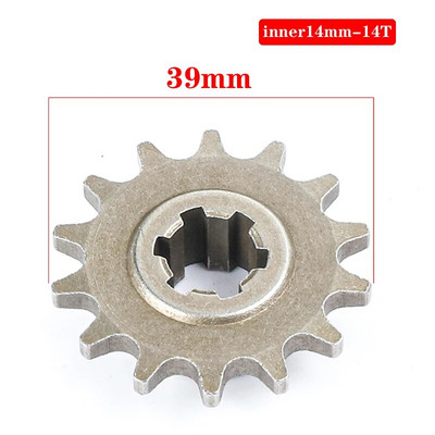 Priekšējā zobrata zobrata ķēdes zobrats T8F 11 13 14 17 20 zobs 47cc 49cc Motociklam Minimoto ATV Mopēdam