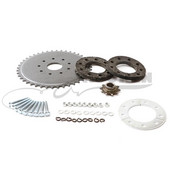 44 zobu aizmugurējā piedziņas ķēdes rata dzinēja komplekts montāžas spilventiņu komplekts, kas piemērots 49 cc 66 cc 80 cc motorizētu velosipēdu velosipēdu daļām