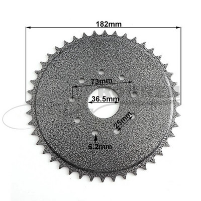44 zobu aizmugurējā piedziņas ķēdes rata dzinēja komplekts montāžas spilventiņu komplekts, kas piemērots 49 cc 66 cc 80 cc motorizētu velosipēdu velosipēdu daļām
