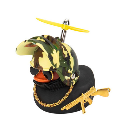 Motora piederumi Dzeltenā pīle ar ķiveri velosipēdam bez gaismām Automašīnu aksesuāri Pīle automašīnā Automašīnas salona apdare