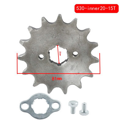 530 Kett 20mm 10 11 12 13 14 15 16 17 18 19 20 21 Hambad ees Mootori ketirattad Maastikusõidukitele ahv bike ATV-d kardid jne