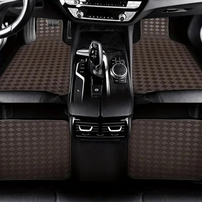 Universaalsed auto põrandamatid kunstnahast veekindel auto jalapadi 4 tk. komplekt, kaitsja, auto salongi vaibatarvikud I