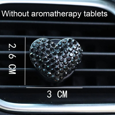 Sirds formas automašīnas gaisa izplūdes sprādziens Radošs Rhinestone auto gaisa kondicionētājs Gaisa izplūdes atvere Smaržas apdares klipsis Auto piederumi