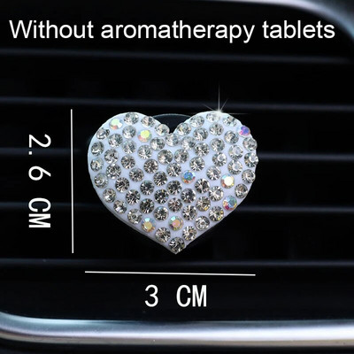 Sirds formas automašīnas gaisa izplūdes sprādziens Radošs Rhinestone auto gaisa kondicionētājs Gaisa izplūdes atvere Smaržas apdares klipsis Auto piederumi