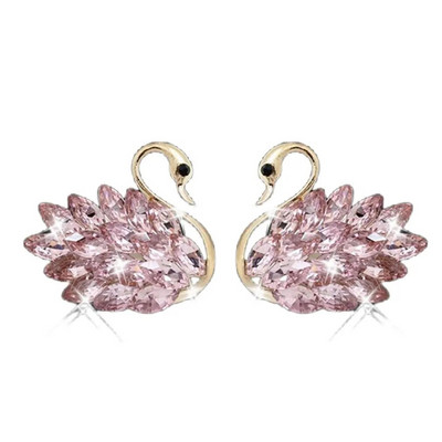 2tk Diamond Swan autotarvikud tüdrukutele Paarid Luik Auto õhuvärskendaja Parfüümi difuusor Roosa Teemant Auto Ornament Kingitus