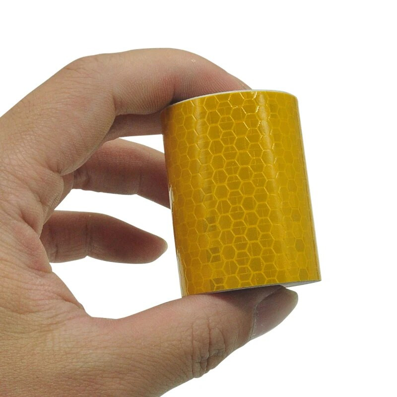 5 cm * 100 cm Automašīnas atstarojošā lente Drošības brīdinājums Automašīnas apdares uzlīme Atstarotāja Aizsarglentes Sloksnes Filma Auto Motocikla Uzlīme