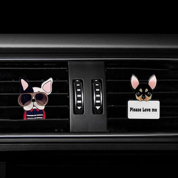 Bulldog парфюм за освежител за кола за изход на климатик Парфюмна скоба бутилка за парфюм висящ дифузер в освежител за въздух авто