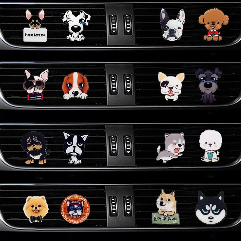 Bulldog autós légfrissítő parfüm a légkondicionáló kimenetéhez Parfümös klip parfümös palack függő diffúzor az automatikus légfrissítőben