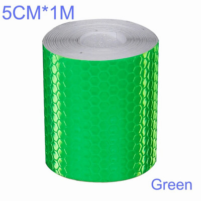 Muguras smaganu kristāla krāsas režģis velosipēda kontūra automašīnu uzlīmes Brīdinājuma uzlīmes atstarojoša sloksne drošības lente drošības logotips atstarojoša plēve5M