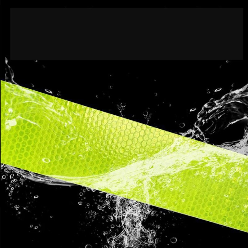 Muguras smaganu kristāla krāsas režģis velosipēda kontūra automašīnu uzlīmes Brīdinājuma uzlīmes atstarojoša sloksne drošības lente drošības logotips atstarojoša plēve5M