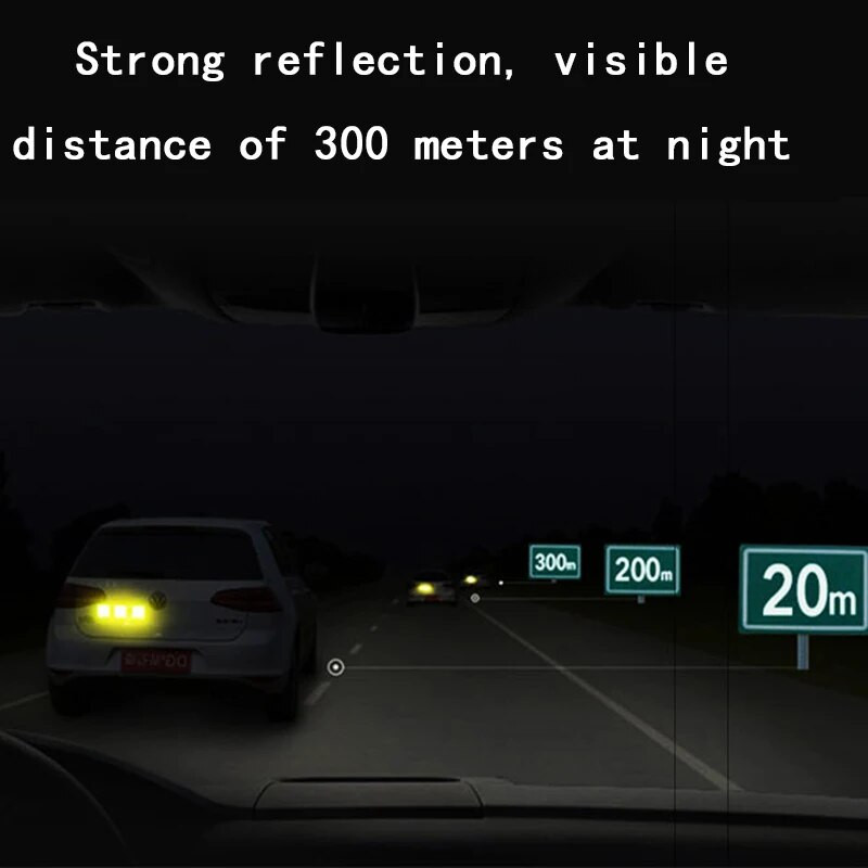 Automobilio buferio šviesą atspindintys lipdukai Šviesą atspindintys įspėjamieji juostelė Saugūs atšvaito lipdukai lipdukai