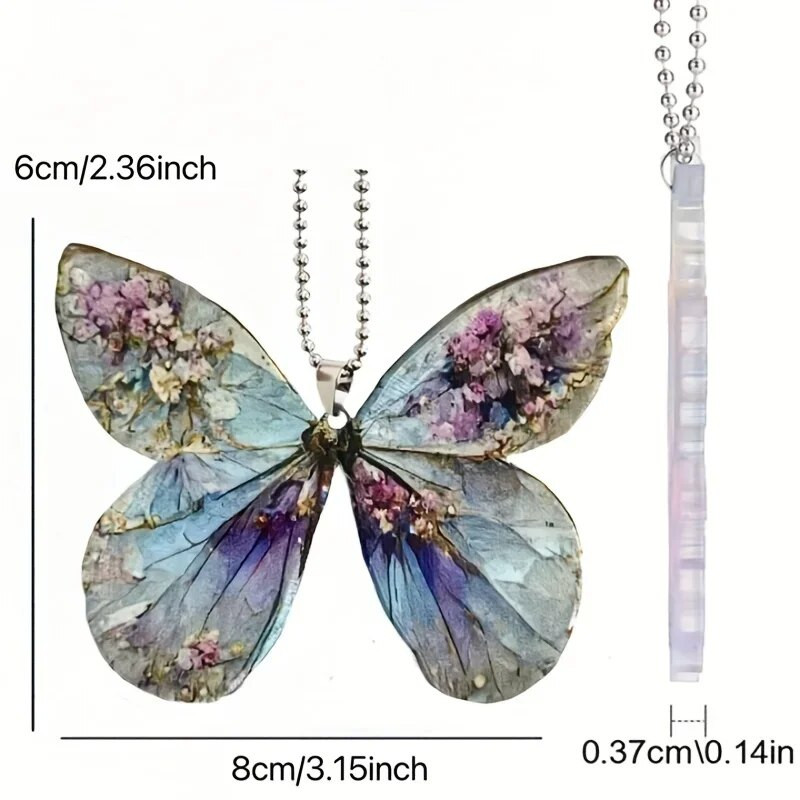 1db akril pillangós autós medál divatos kulcstartó t autóbelső kiegészítők medál páros ajándék lakberendezési ajándék