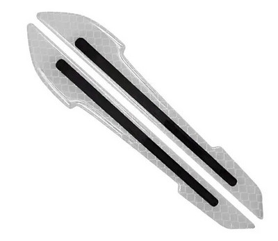 Peegeldavad kleebised Hoiatusriba Teip Jäljeta kaitsev autokleebis Hoiatus auto tahavaatepeeglile Välisautode tarvikud