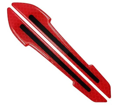 Peegeldavad kleebised Hoiatusriba Teip Jäljeta kaitsev autokleebis Hoiatus auto tahavaatepeeglile Välisautode tarvikud