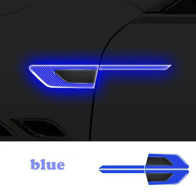 2tk auto kere helkurkleebised Külgmised ohutushoiatus Ukse kaitsekleebised Kriimustus- ja kokkupõrkevastased helkurribad