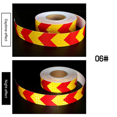 5x300CM auto atstarojoša lenta dekoru uzlīmes Automašīnas brīdinājums par drošību atstarojoša lente plēve auto atstarotājs uzlīme auto aksesuāri ārpuse