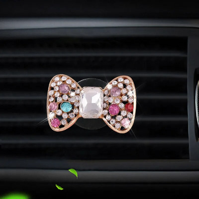 Creative Bow Air Outlet Perfume Clip Air Conditioner Air Outlet Perfume Car Decoration Car Perfume Στολισμός