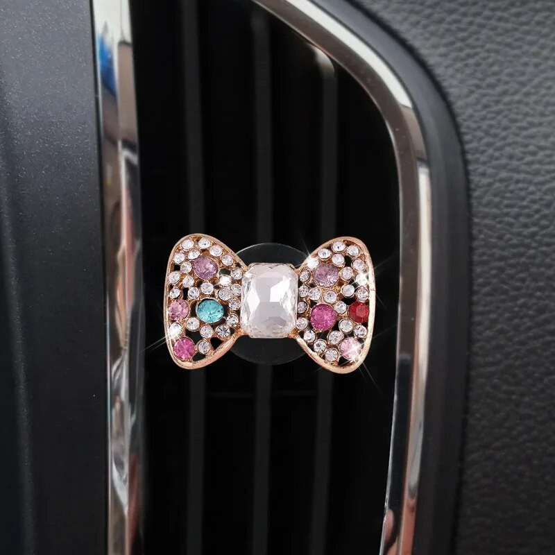 Creative Bow Air Outlet Perfume Clip Air Conditioner Air Outlet Perfume Car Decoration Car Perfume Στολισμός