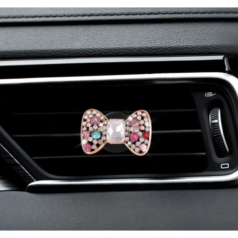 Creative Bow Air Outlet Perfume Clip Air Conditioner Air Outlet Perfume Car Decoration Car Perfume Στολισμός