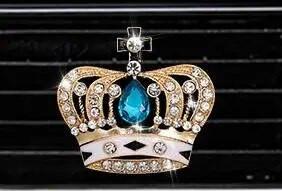 Crown Style automobilių oro gaiviklio kvepalų buteliuko difuzorius automobilyje Oro kondicionieriaus išleidimo anga oras Kvepalų segtukas