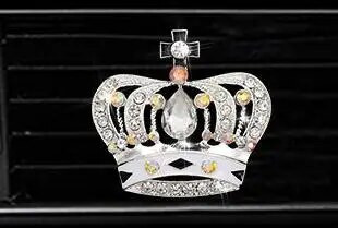 Crown Style automobilių oro gaiviklio kvepalų buteliuko difuzorius automobilyje Oro kondicionieriaus išleidimo anga oras Kvepalų segtukas